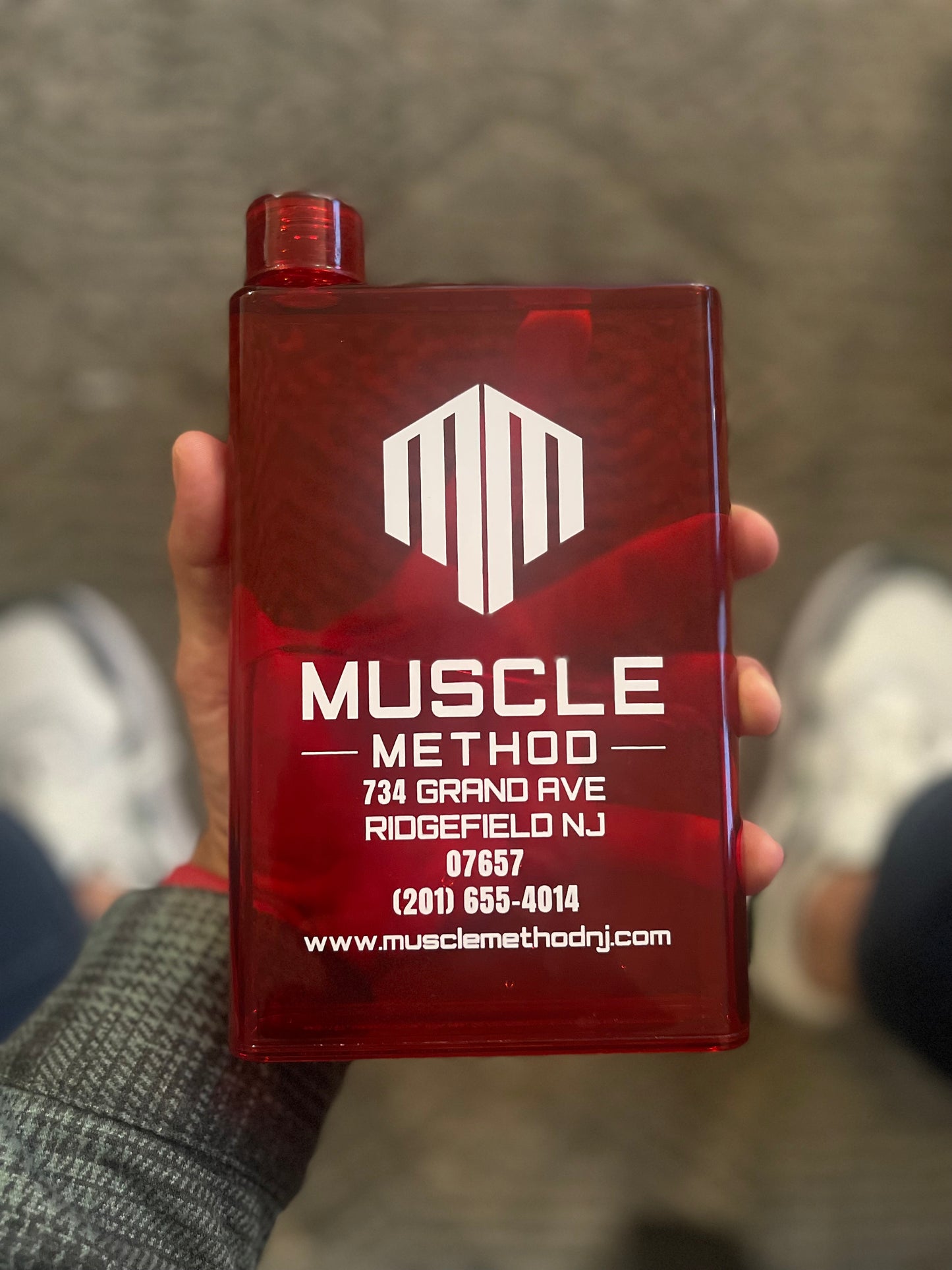 16 oz. Muscle Method h2go water flask